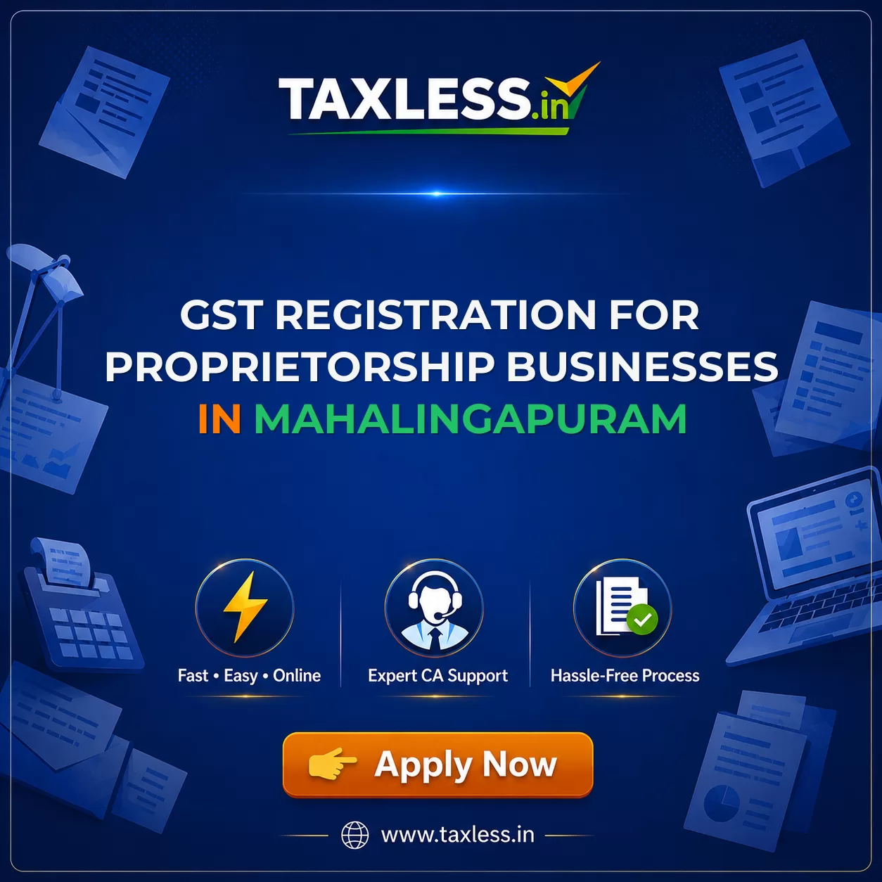 GST Registration for Proprietorship Businesses in Mahalingapuram