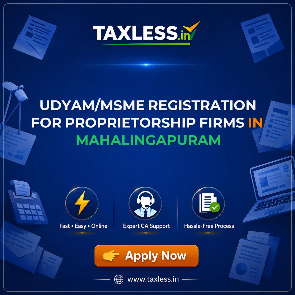 Udyam/MSME Registration for Proprietorship Firms in Mahalingapuram