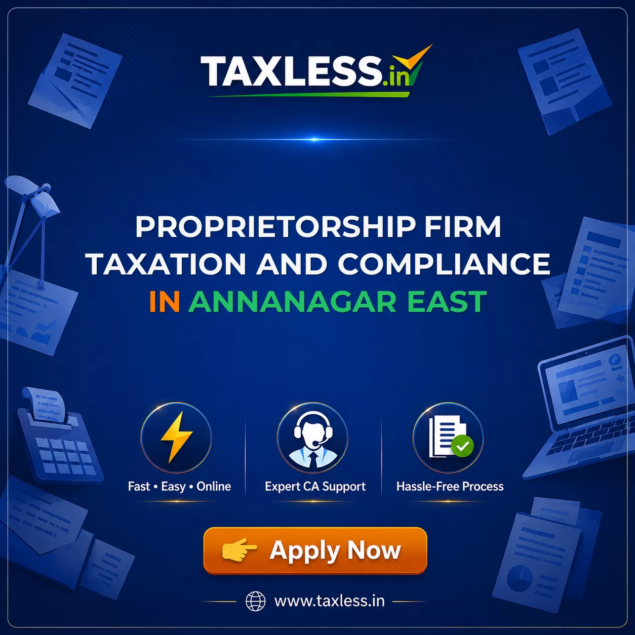 Proprietorship Firm Taxation and Compliance in Annanagar East