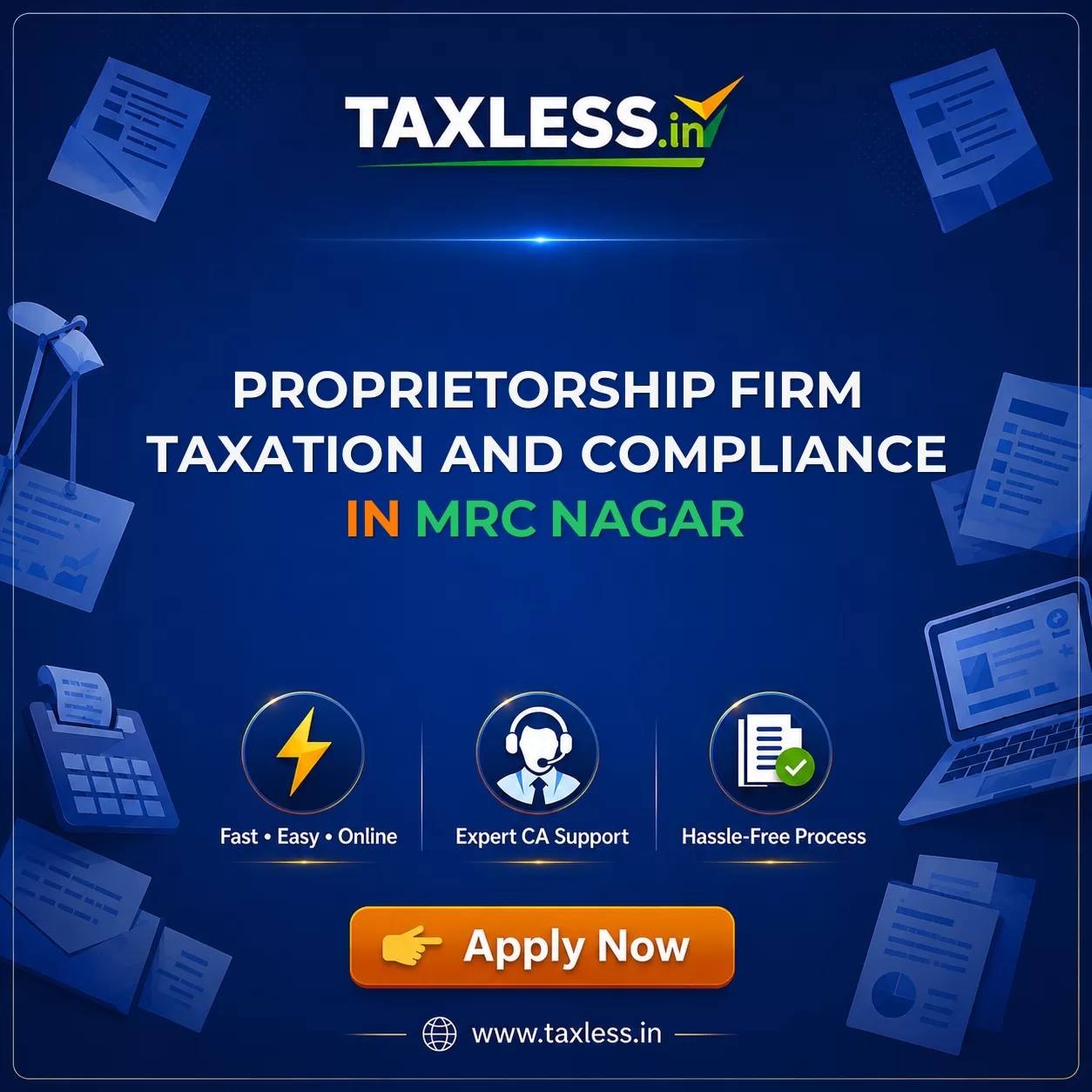 Proprietorship Firm Taxation and Compliance in Mrc Nagar