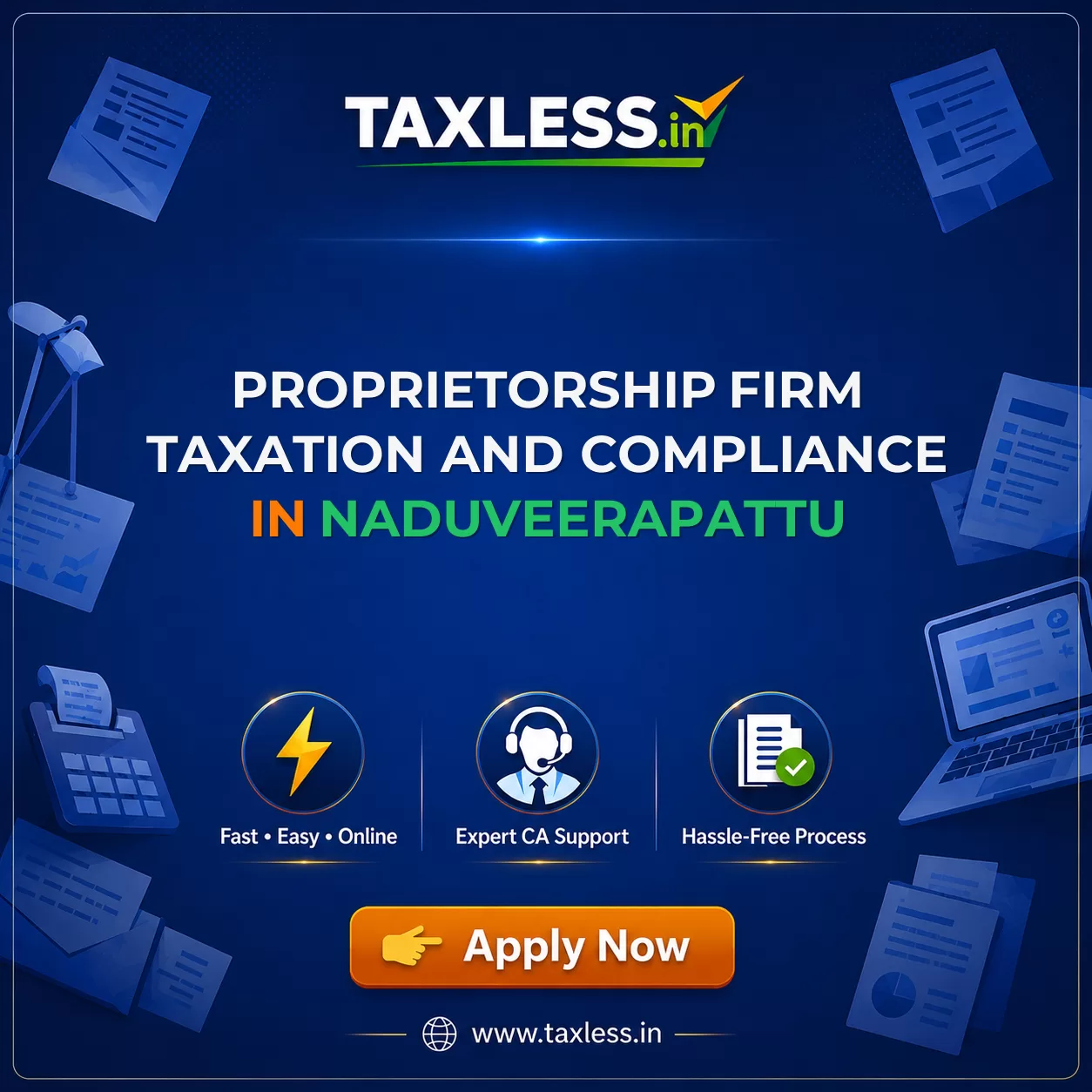 Proprietorship Firm Taxation and Compliance in Naduveerapattu