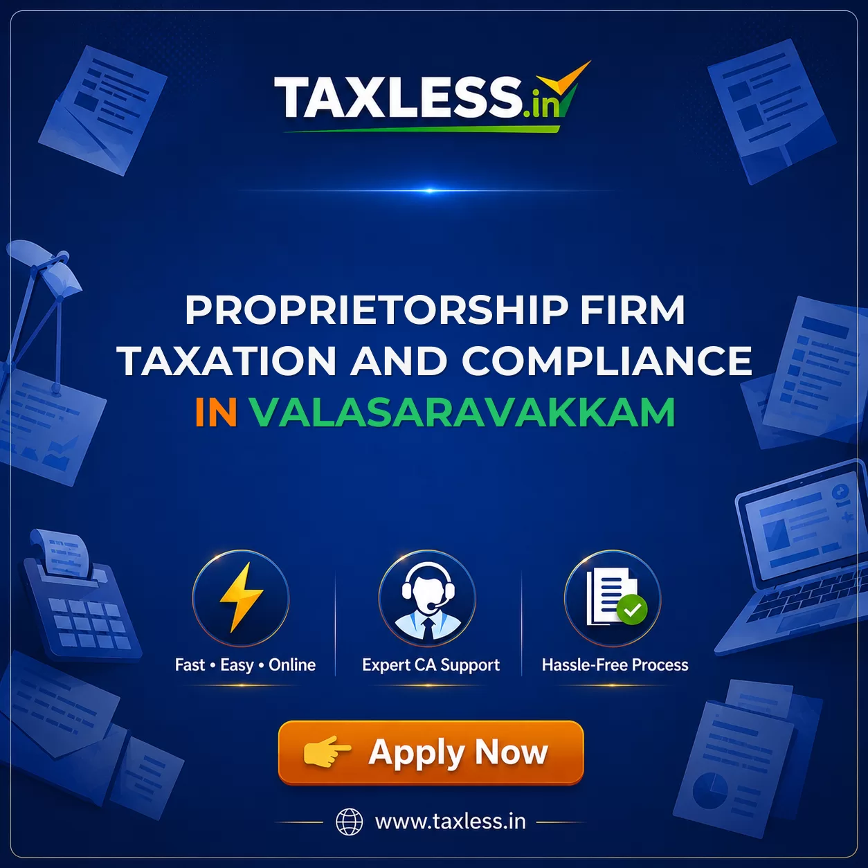 Proprietorship Firm Taxation and Compliance in Valasaravakkam