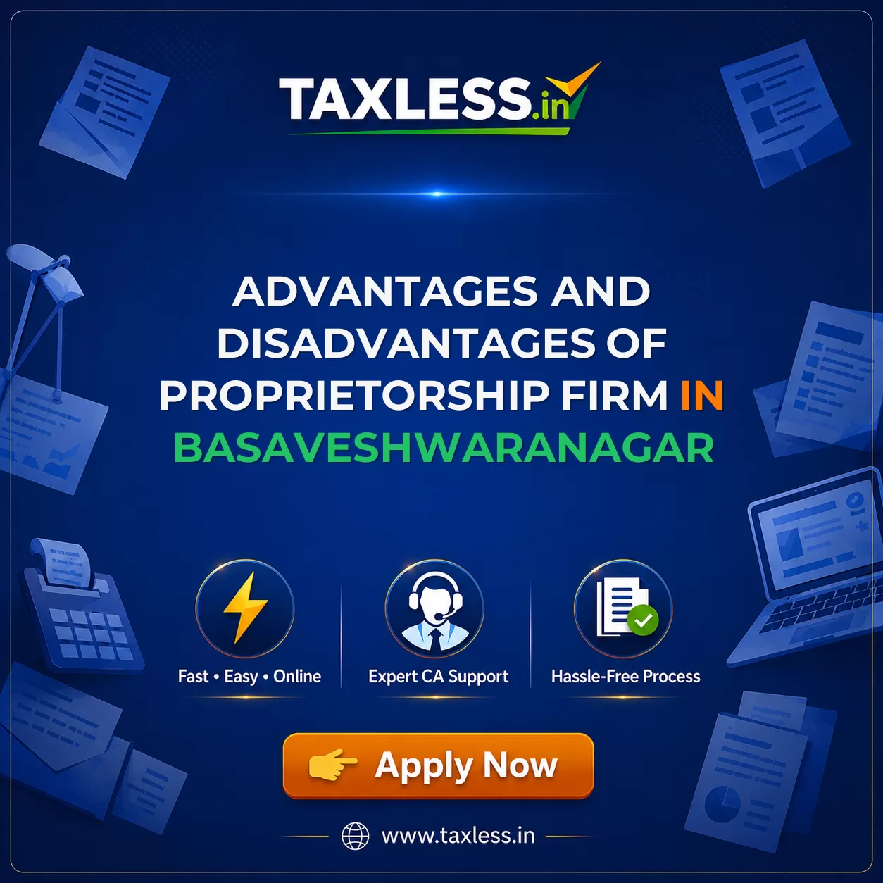 Advantages and Disadvantages of Proprietorship Firm in Basaveshwaranagar
