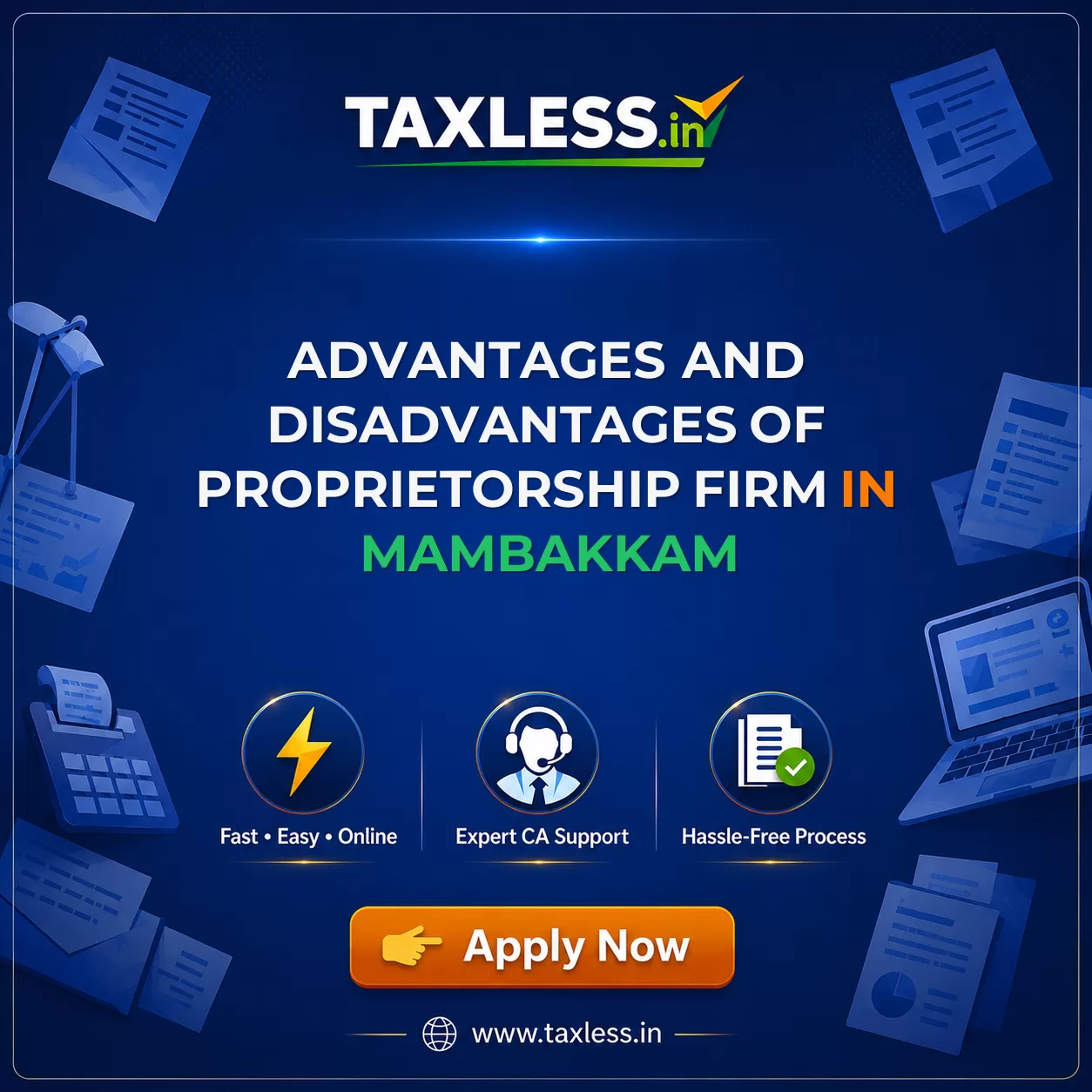 Advantages and Disadvantages of Proprietorship Firm in Mambakkam