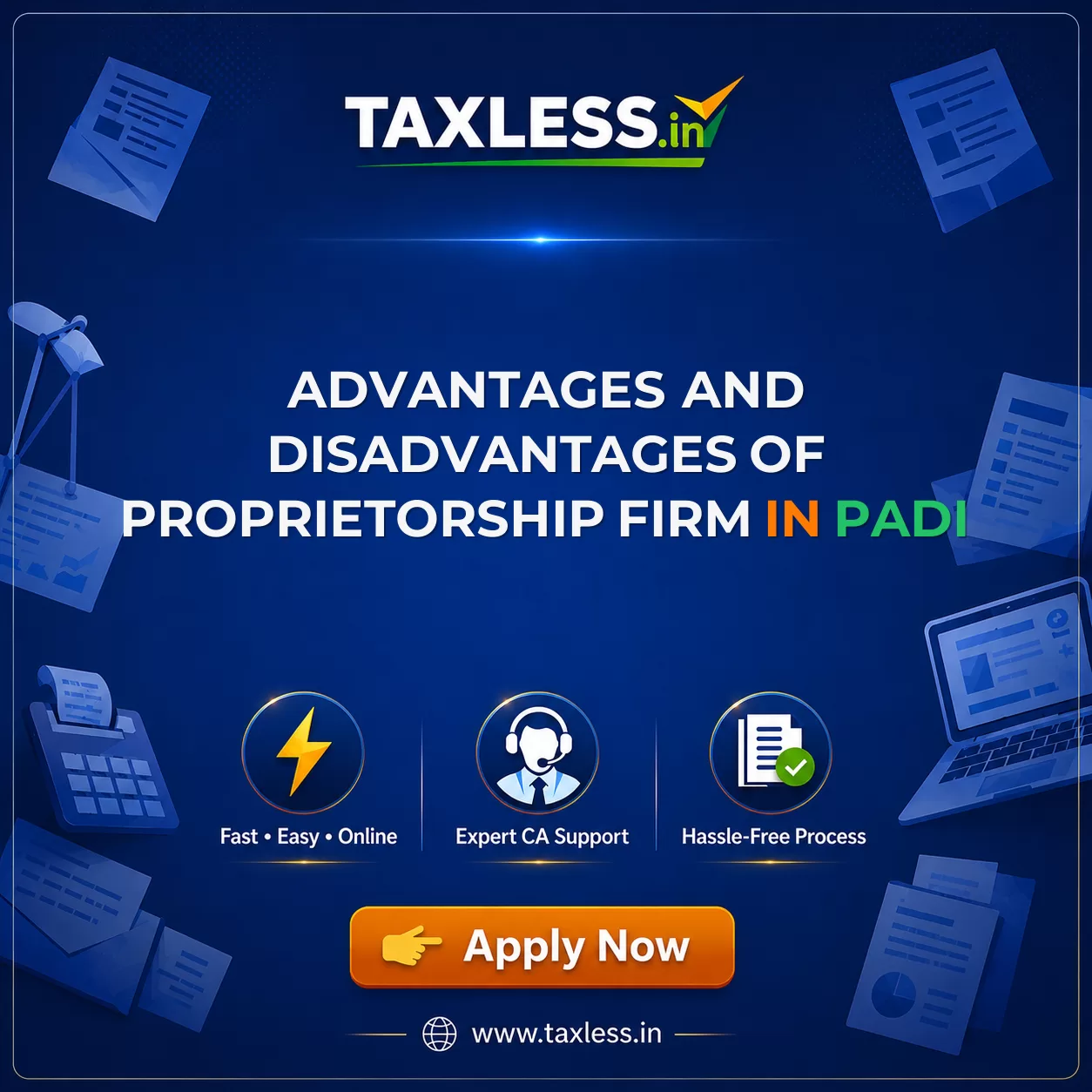 Advantages and Disadvantages of Proprietorship Firm in Padi
