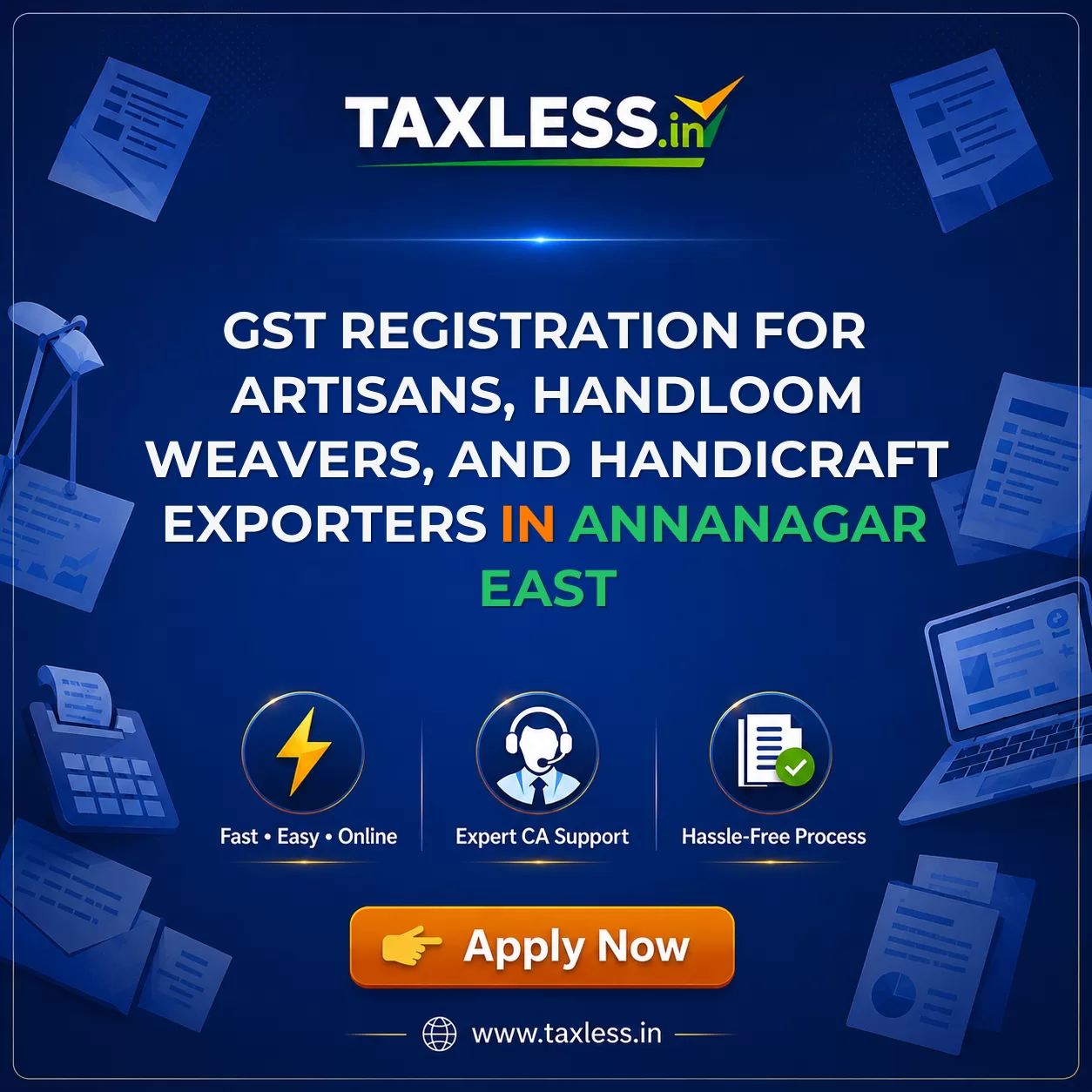 GST Registration for Artisans, Handloom Weavers, and Handicraft Exporters in Annanagar East