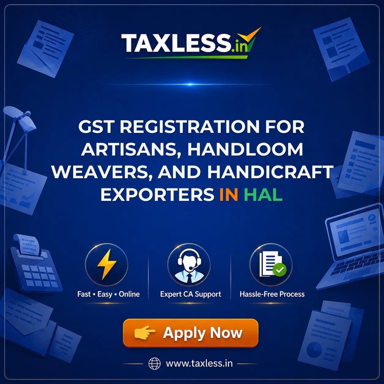 GST Registration for Artisans, Handloom Weavers, and Handicraft Exporters in Hal