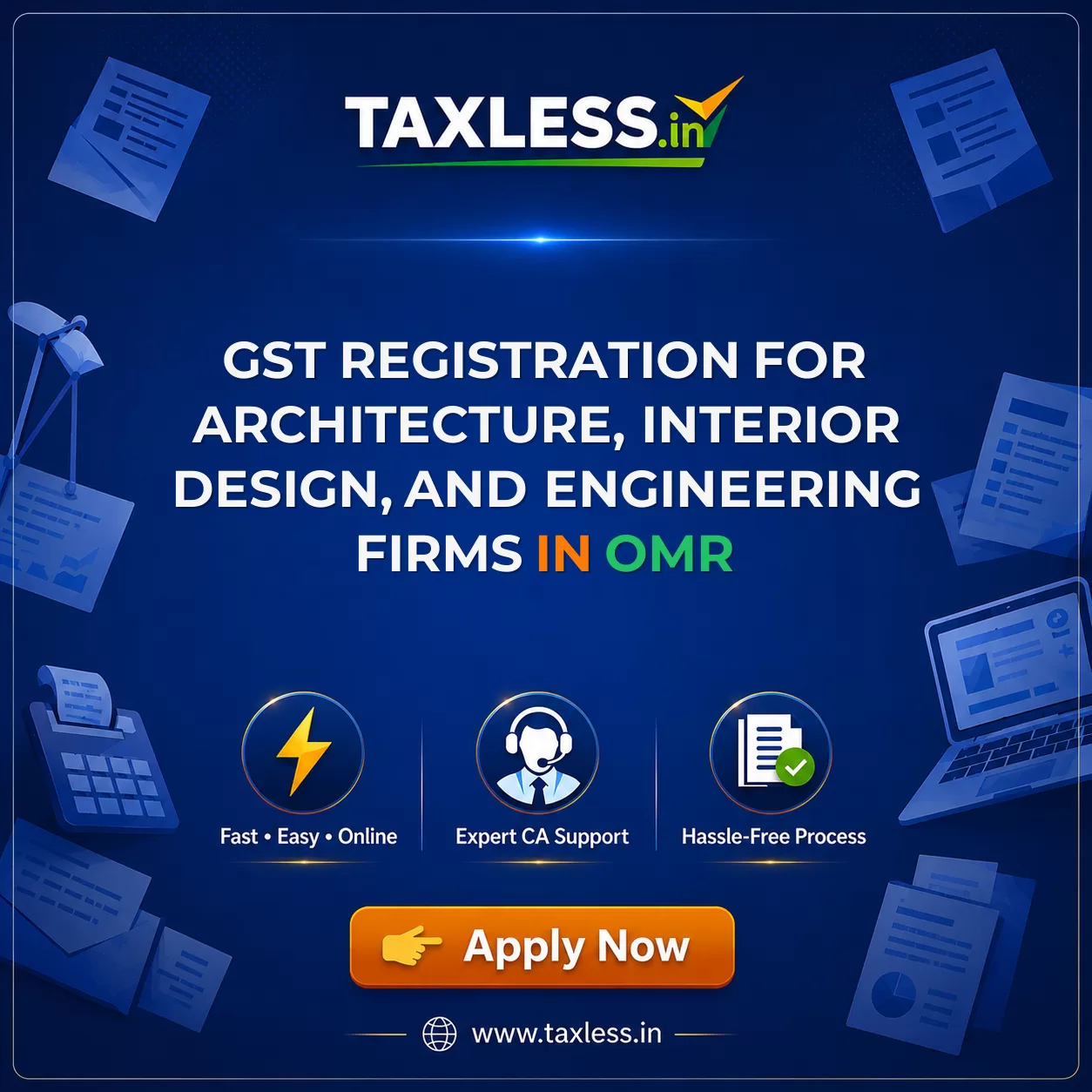 GST Registration for Architecture, Interior Design, and Engineering Firms in Omr