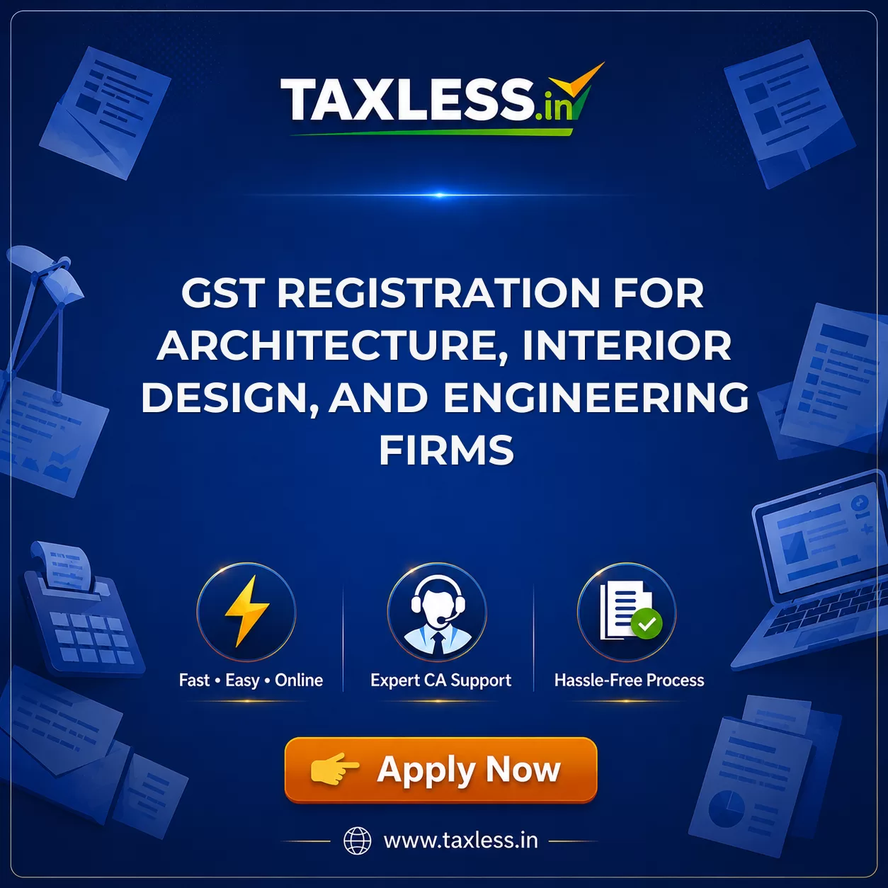 GST Registration for Architecture, Interior Design, and Engineering Firms