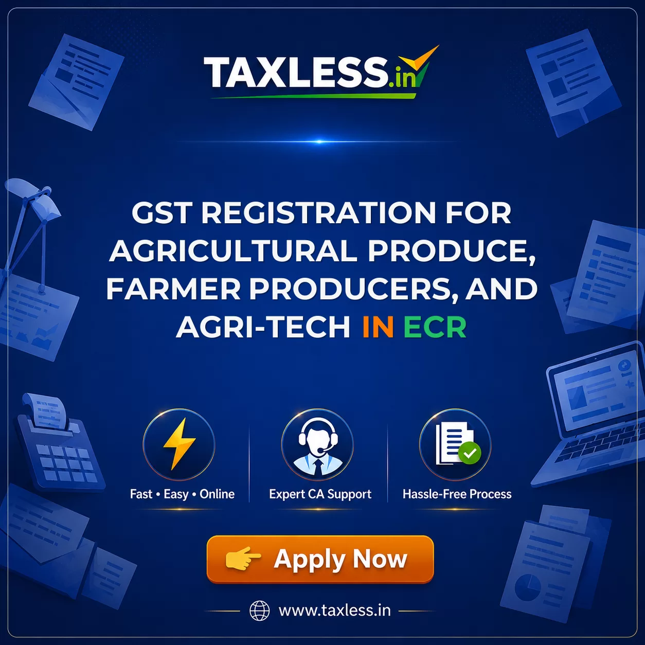 GST Registration for Agricultural Produce, Farmer Producers, and Agri-Tech in Ecr