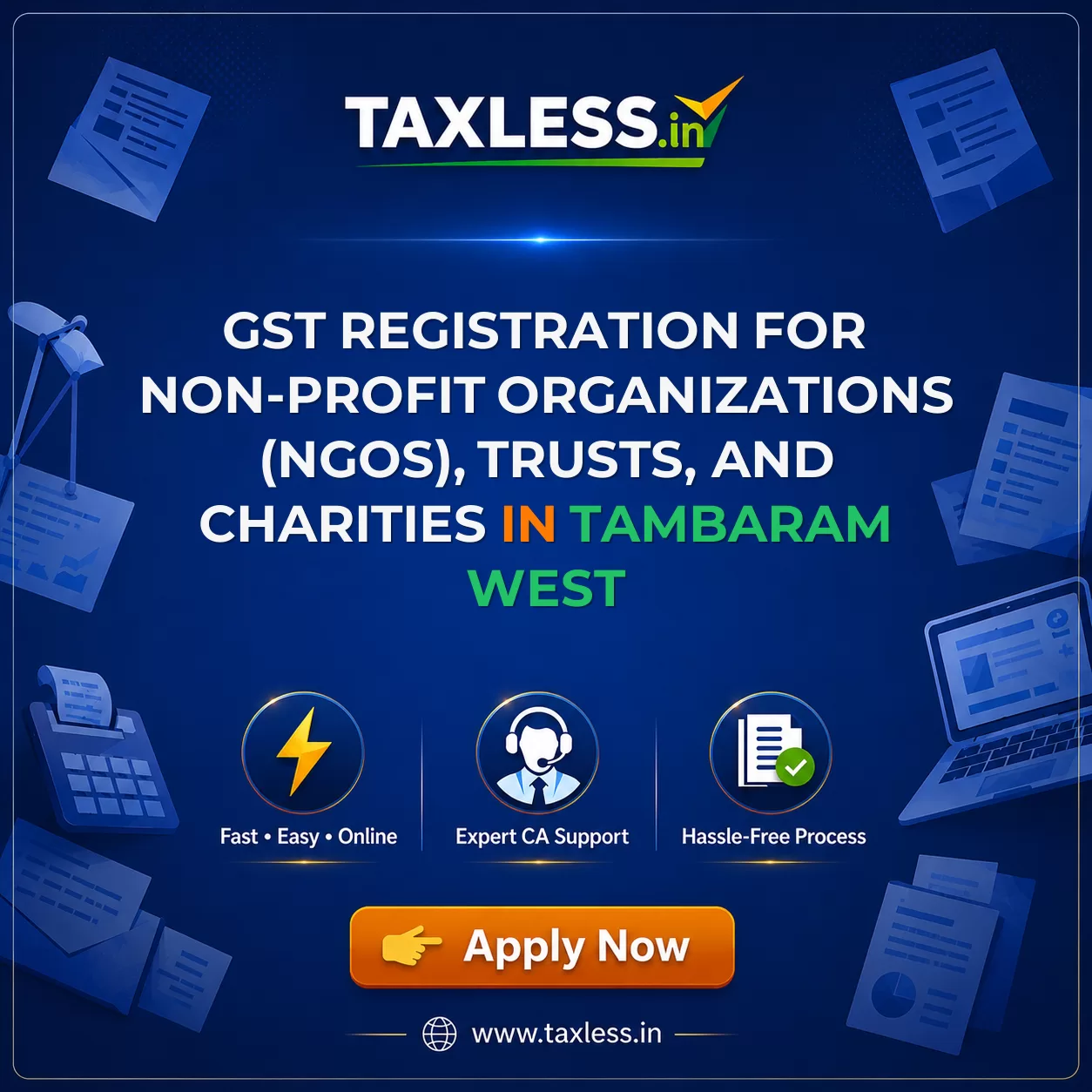 GST Registration for Non-Profit Organizations (NGOs), Trusts, and Charities in Tambaram West