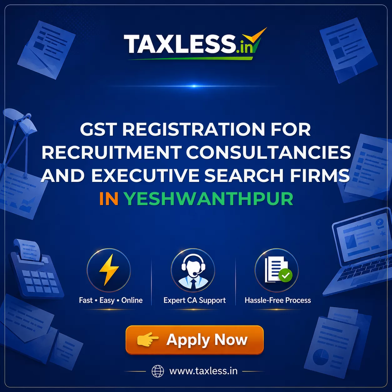 GST Registration for Recruitment Consultancies and Executive Search Firms in Yeshwanthpur