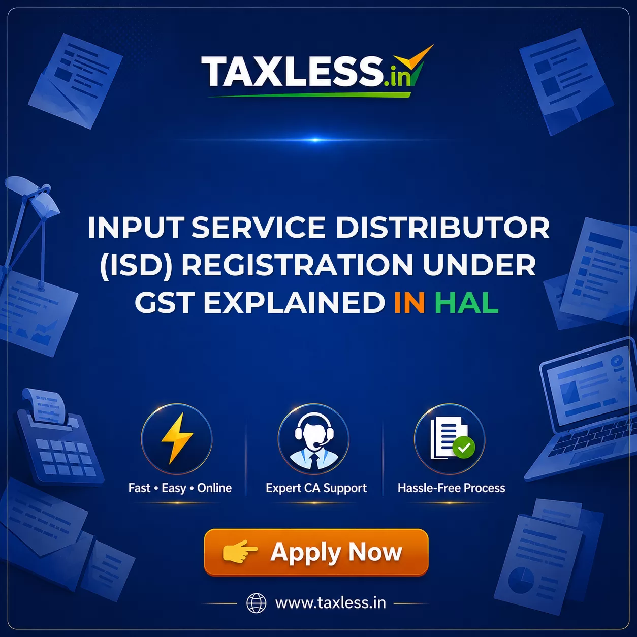 Input Service Distributor (ISD) Registration Under GST Explained in Hal