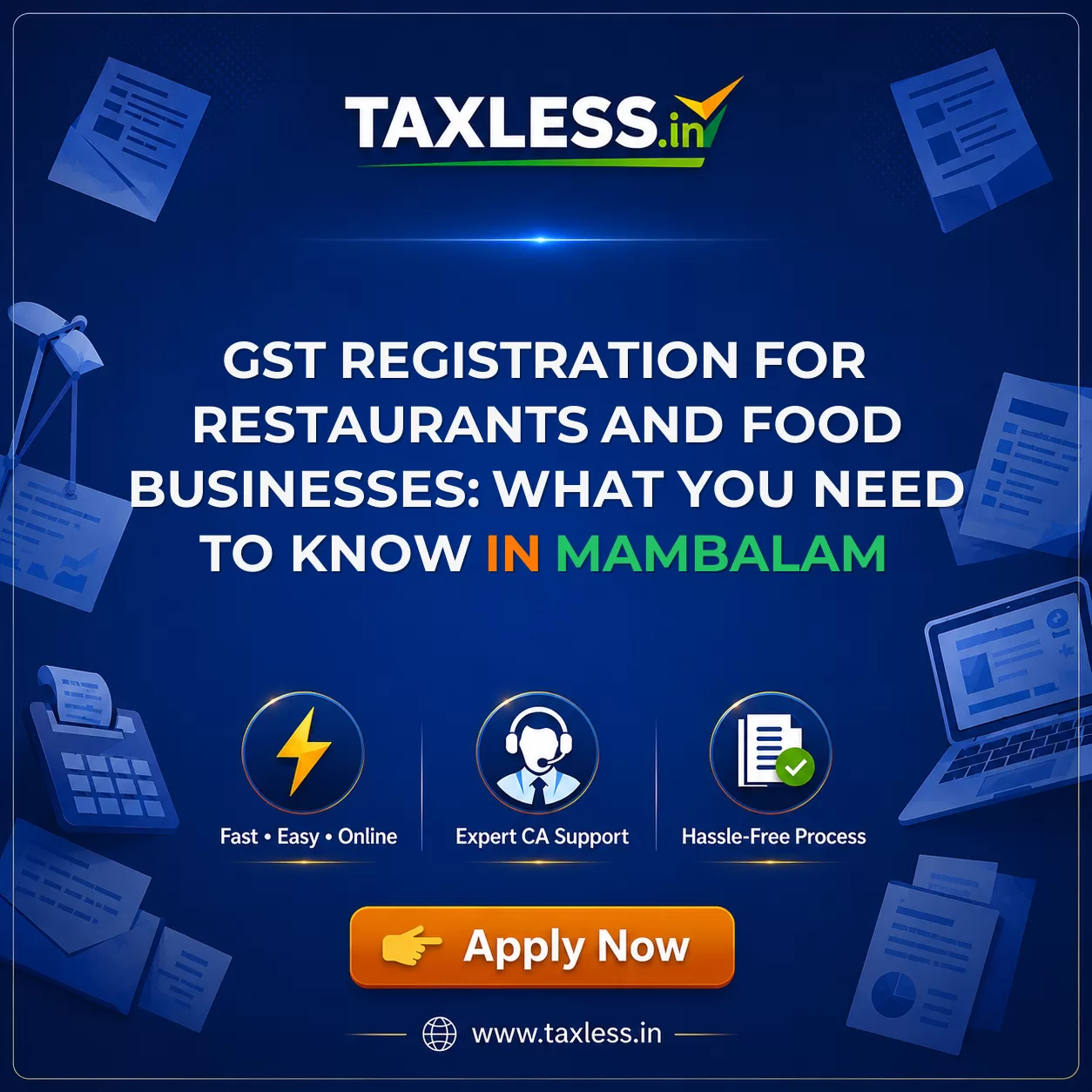 GST Registration for Restaurants and Food Businesses: What You Need to Know in Mambalam