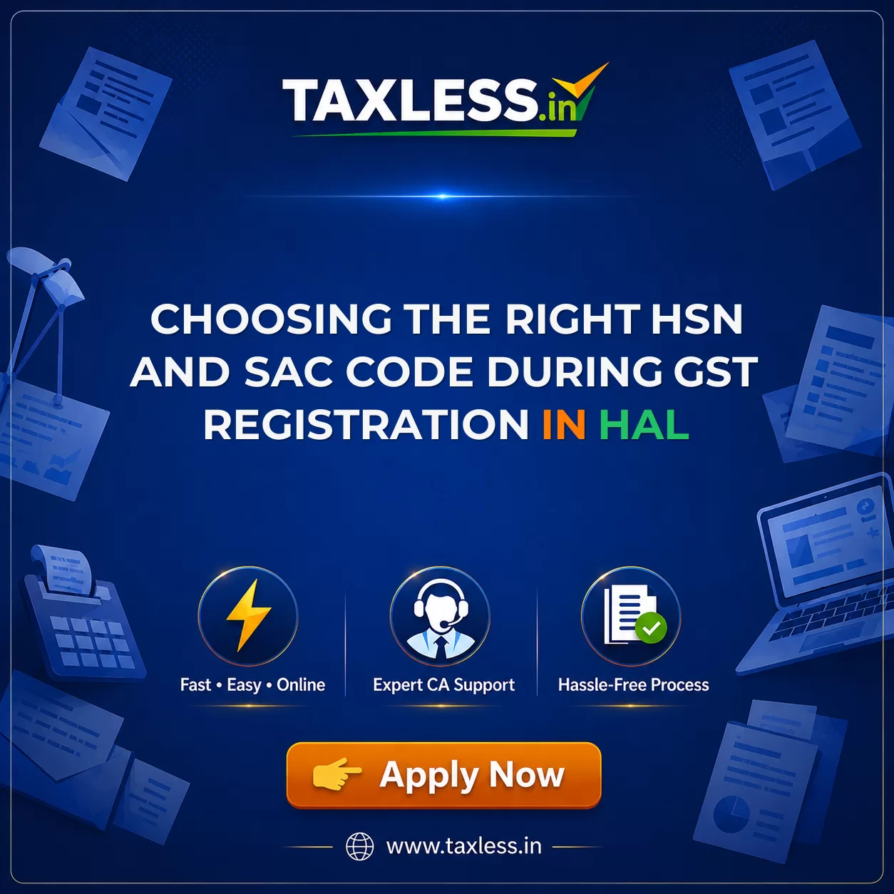 Choosing the Right HSN and SAC Code During GST Registration in Hal