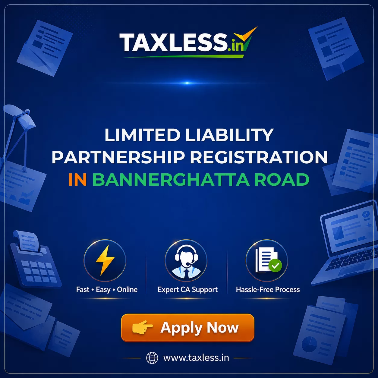 Limited Liability Partnership Registration in Bannerghatta Road