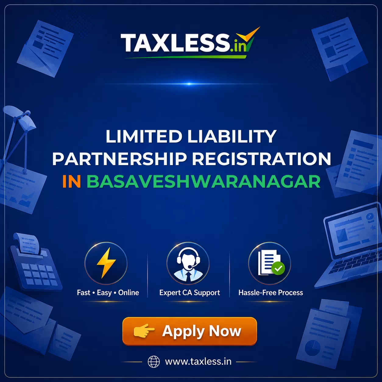 Limited Liability Partnership Registration in Basaveshwaranagar