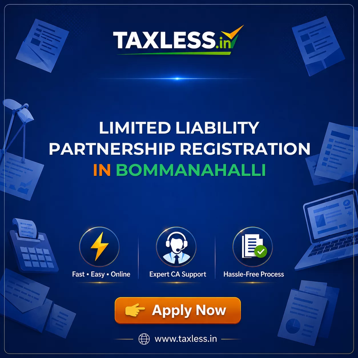 Limited Liability Partnership Registration in Bommanahalli