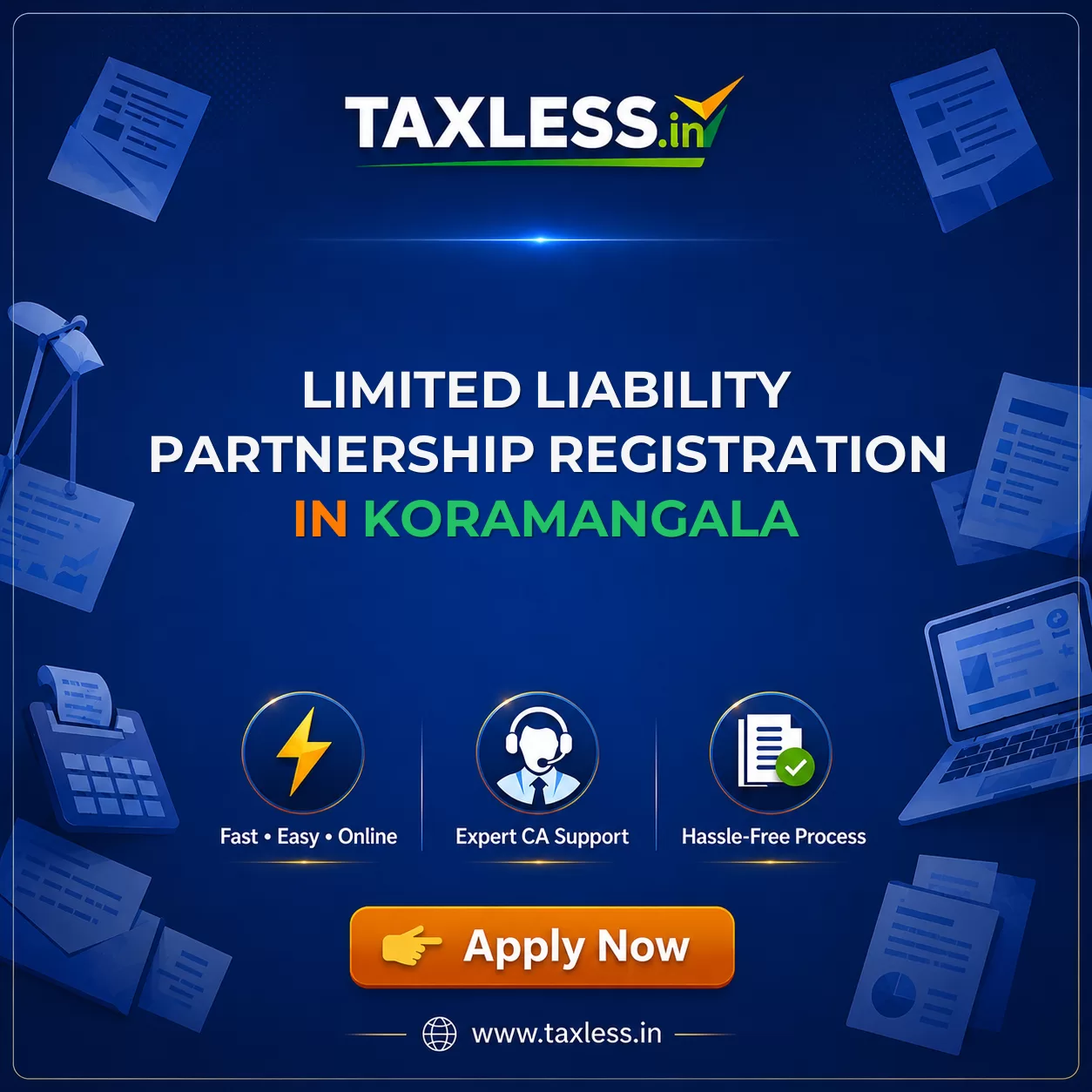 Limited Liability Partnership Registration in Koramangala