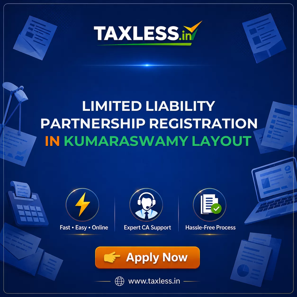 Limited Liability Partnership Registration in Kumaraswamy Layout