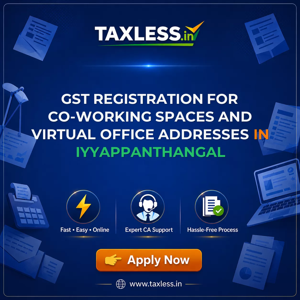 GST Registration for Co-working Spaces and Virtual Office Addresses in Iyyappanthangal