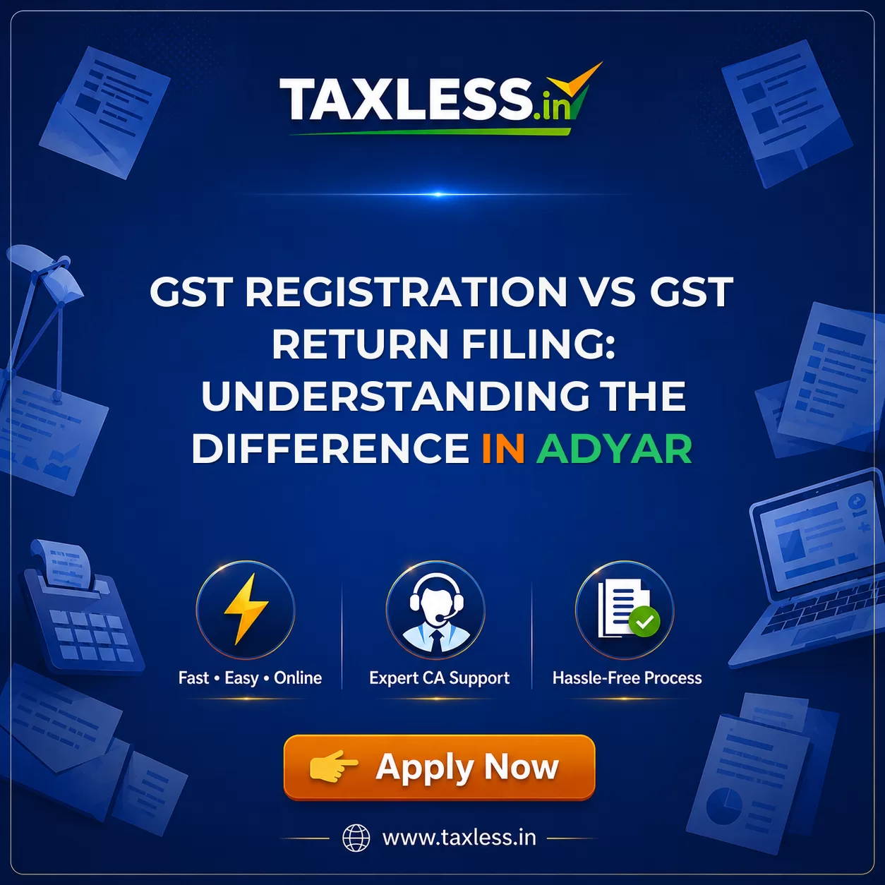 GST Registration vs GST Return Filing: Understanding the Difference in Adyar