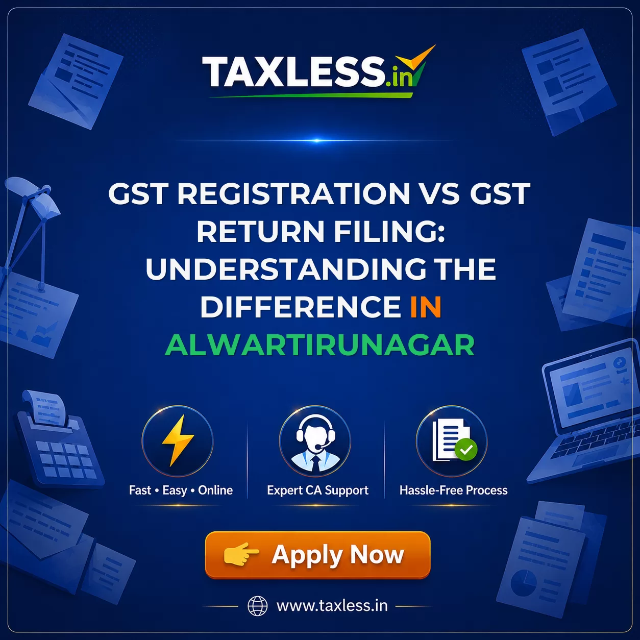 GST Registration vs GST Return Filing: Understanding the Difference in Alwartirunagar
