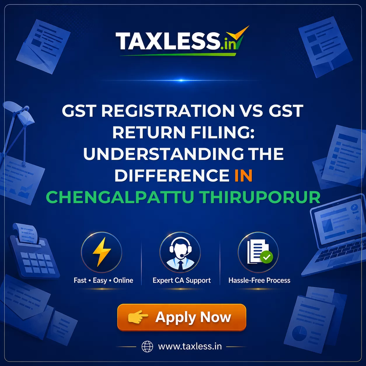 GST Registration vs GST Return Filing: Understanding the Difference in Chengalpattu Thiruporur