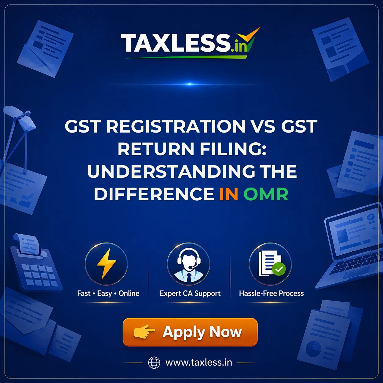 GST Registration vs GST Return Filing: Understanding the Difference in Omr