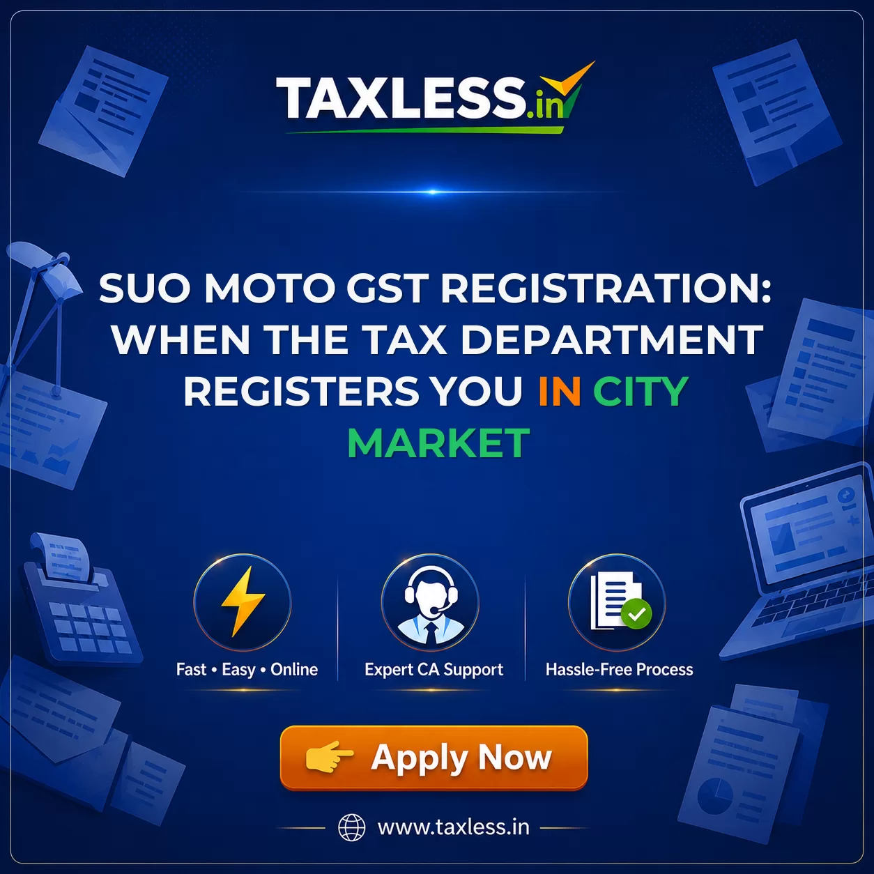 Suo Moto GST Registration: When the Tax Department Registers You in City Market