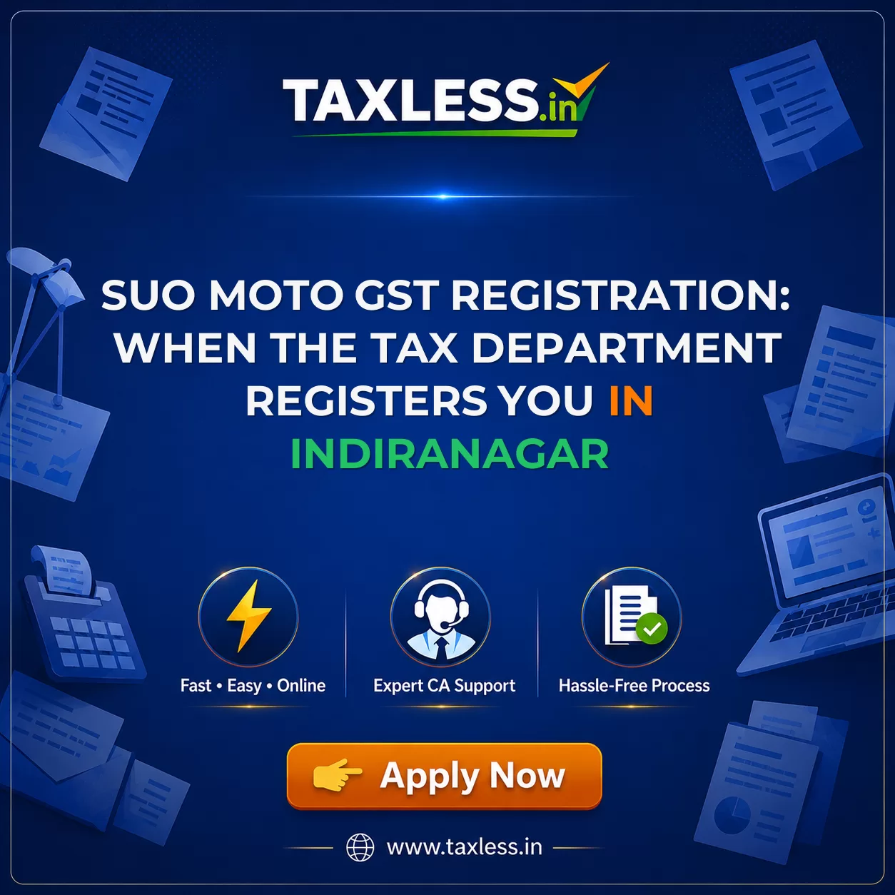 Suo Moto GST Registration: When the Tax Department Registers You in Indiranagar