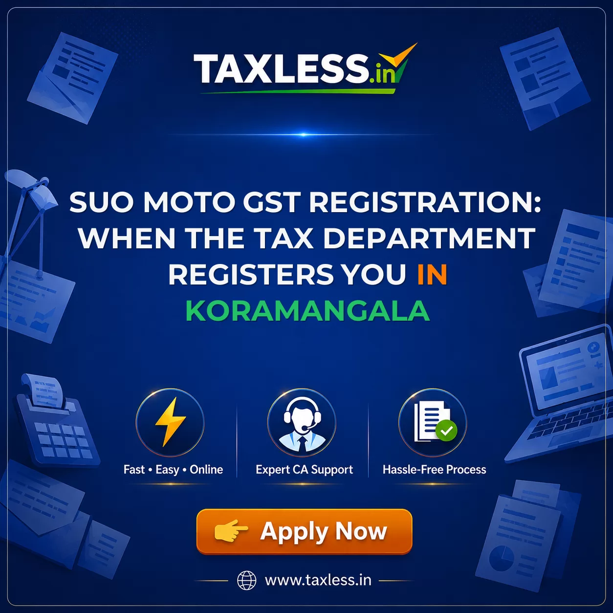 Suo Moto GST Registration: When the Tax Department Registers You in Koramangala