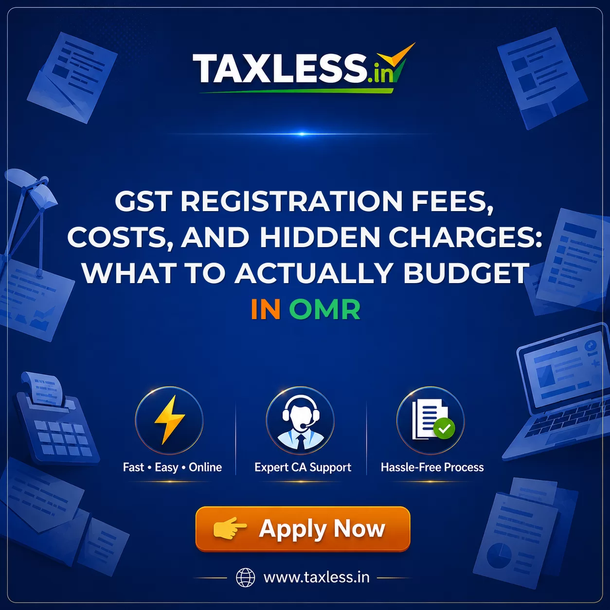 GST Registration Fees, Costs, and Hidden Charges: What to Actually Budget in Omr