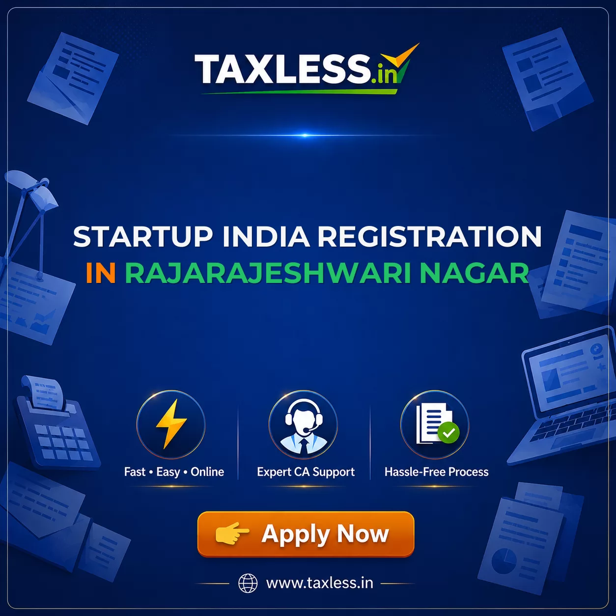 Startup India Registration in Rajarajeshwari Nagar