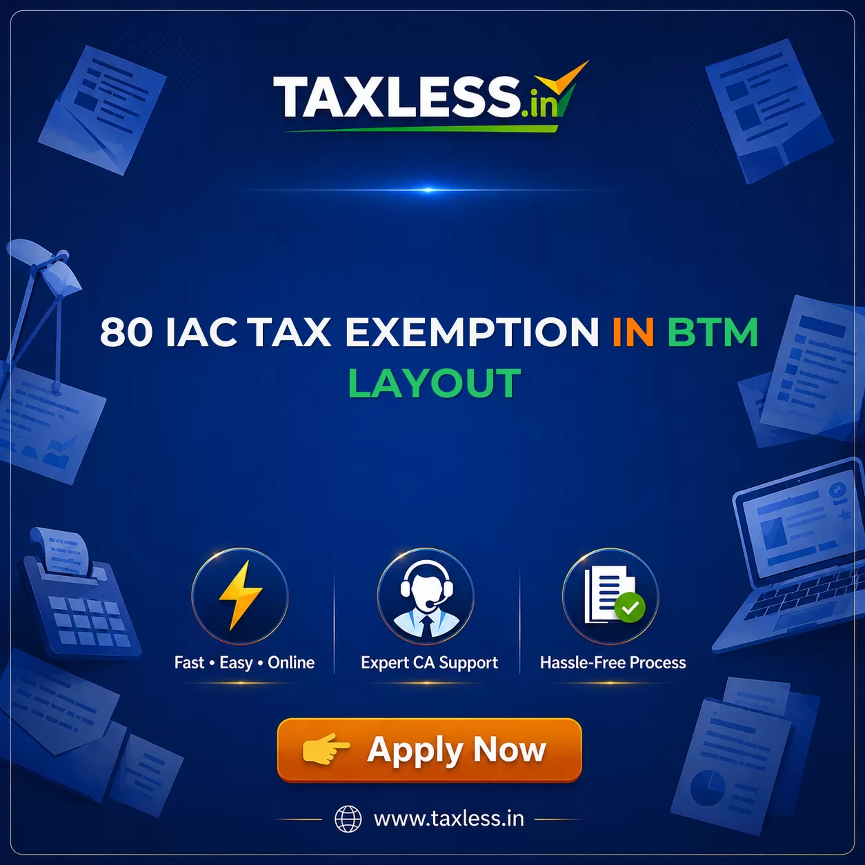 80 IAC Tax Exemption in Btm Layout