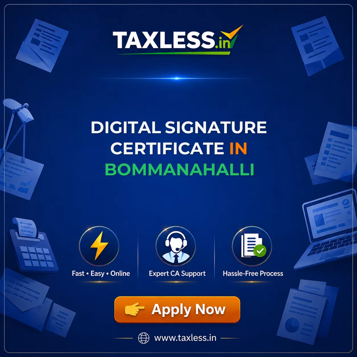 Digital Signature Certificate in Bommanahalli