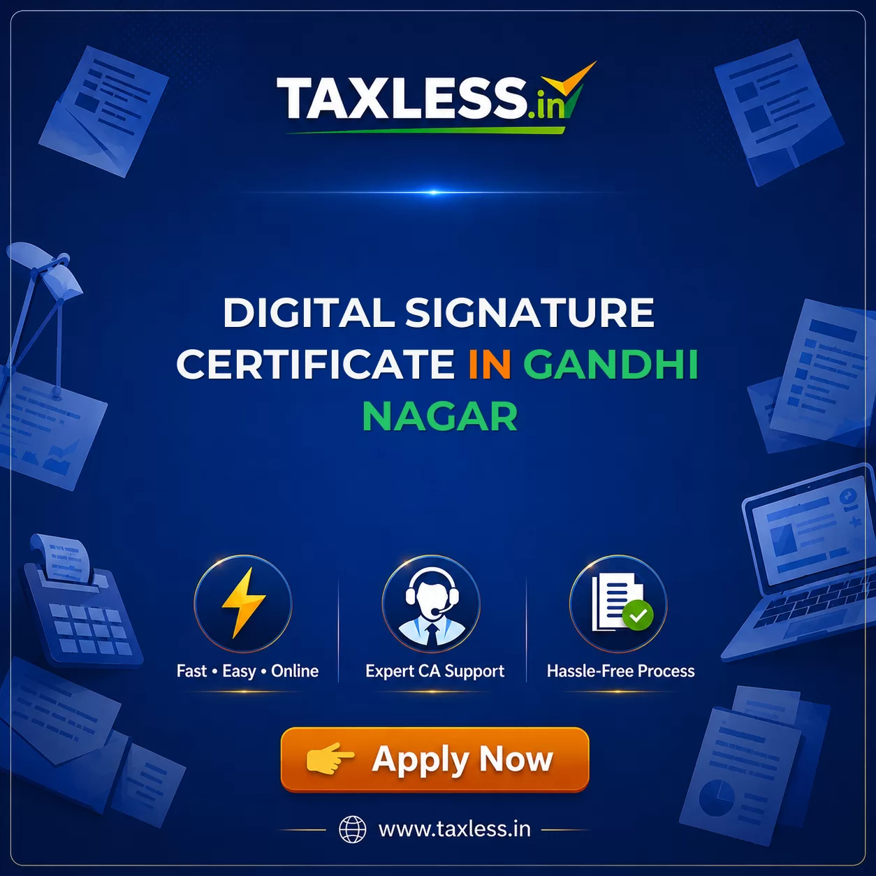 Digital Signature Certificate in Gandhi Nagar