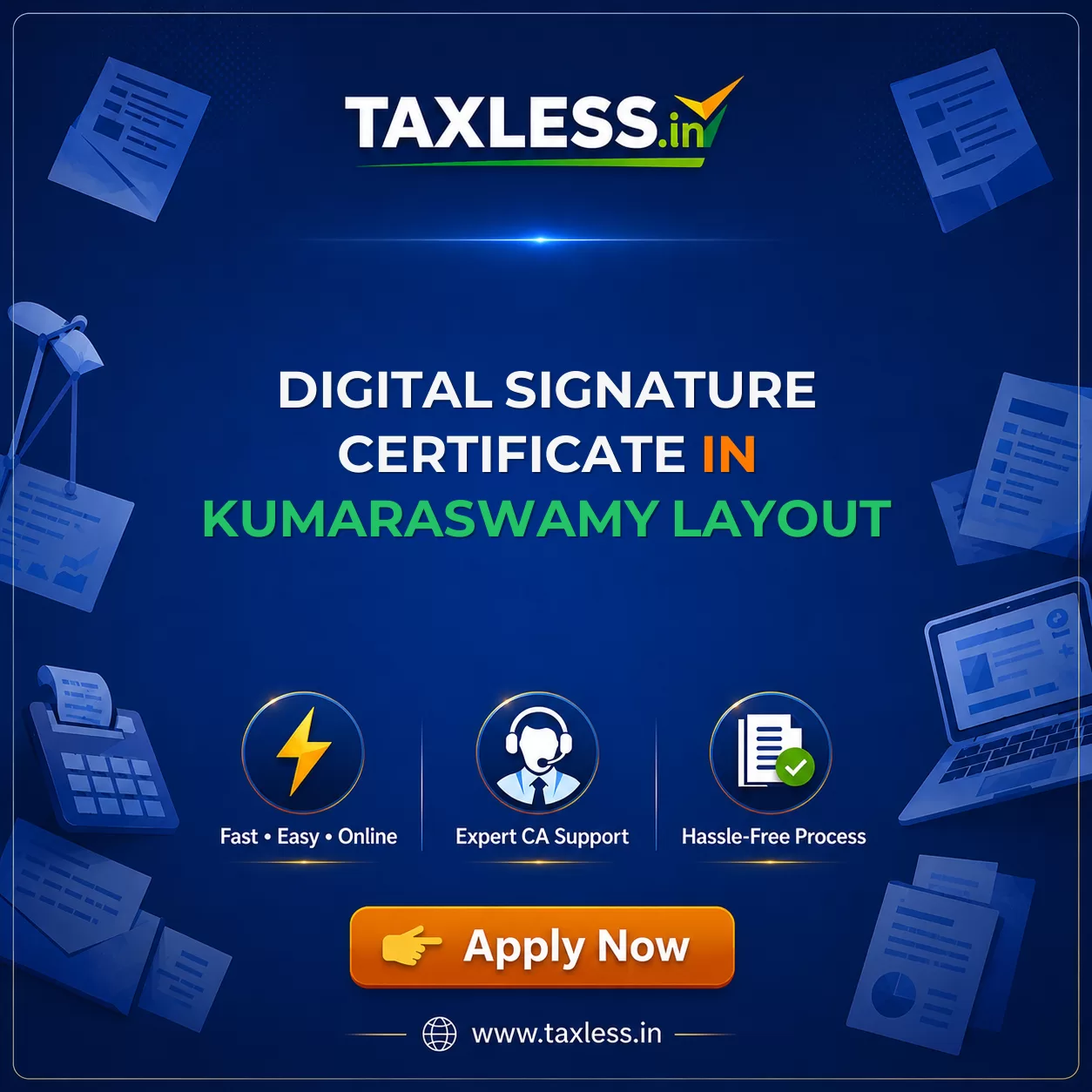 Digital Signature Certificate in Kumaraswamy Layout