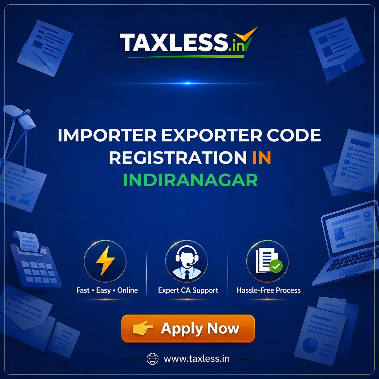 Importer Exporter Code Registration in Indiranagar