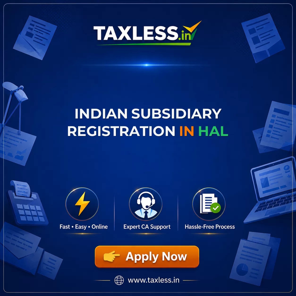 Indian Subsidiary Registration in Hal