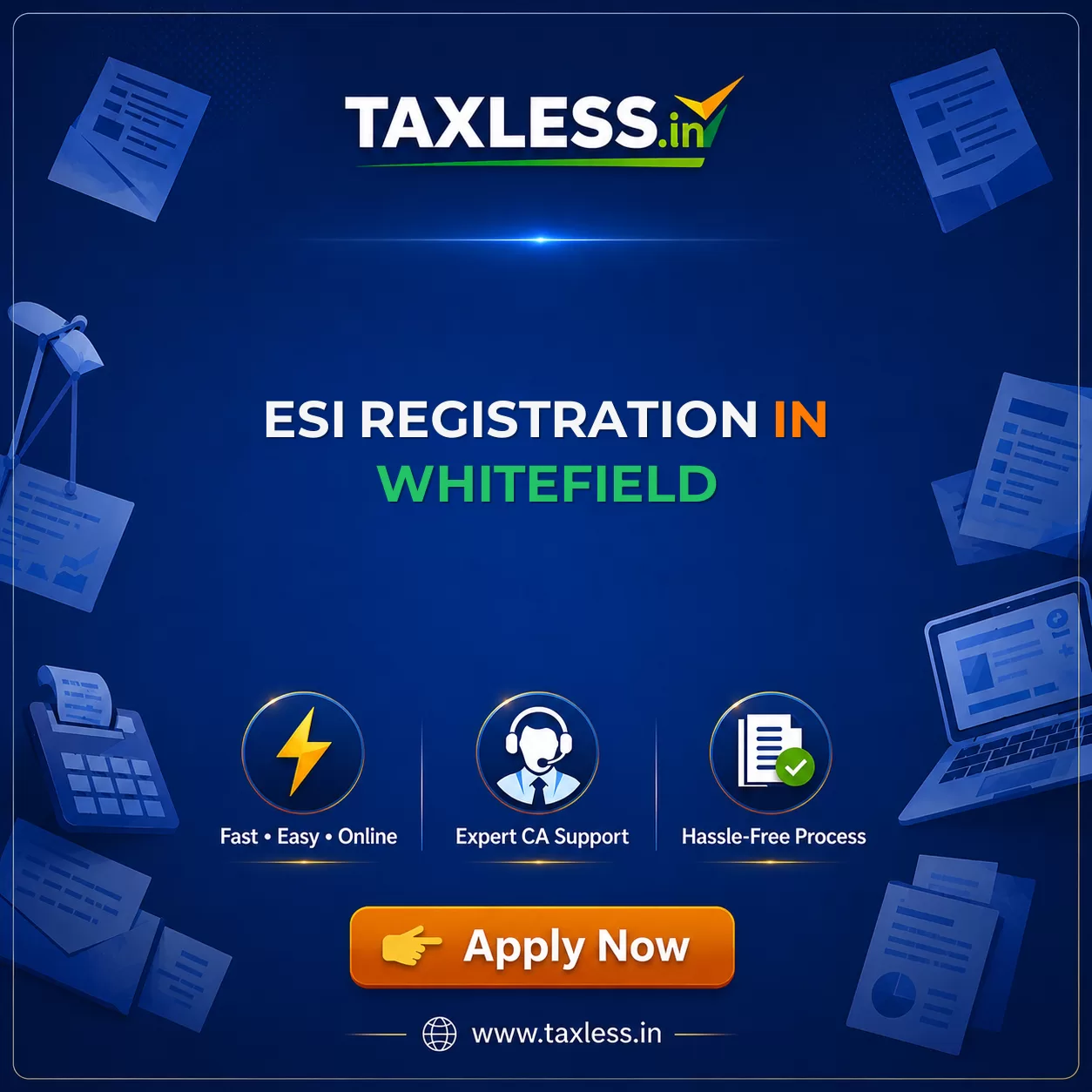 ESI Registration in Whitefield