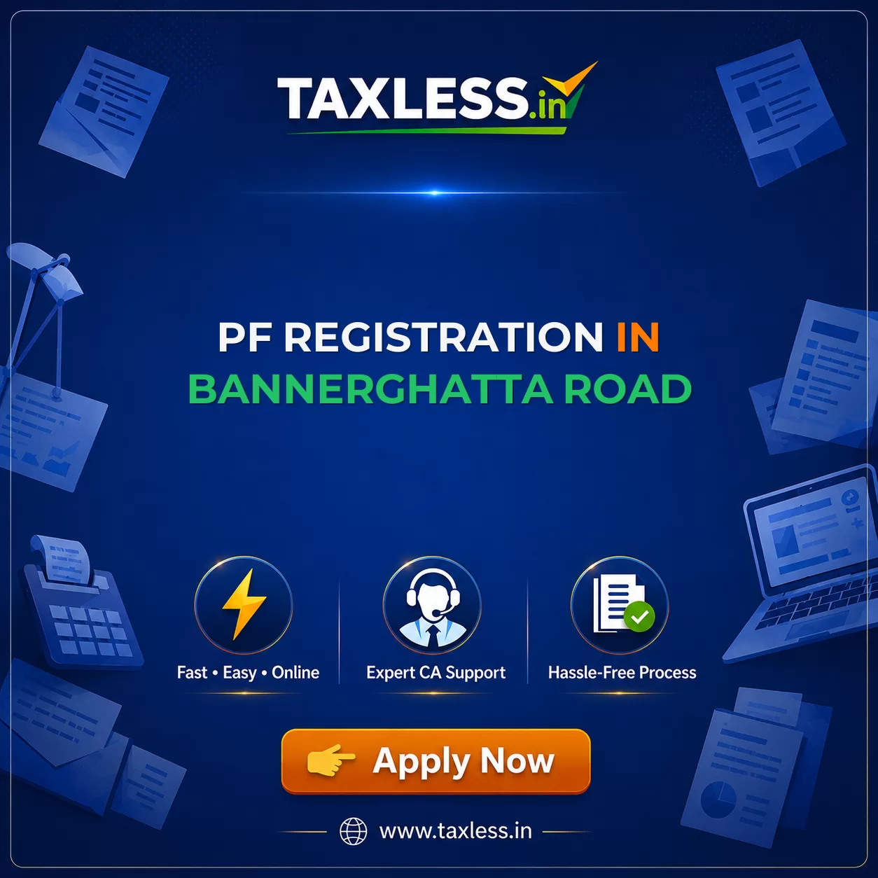 PF Registration in Bannerghatta Road