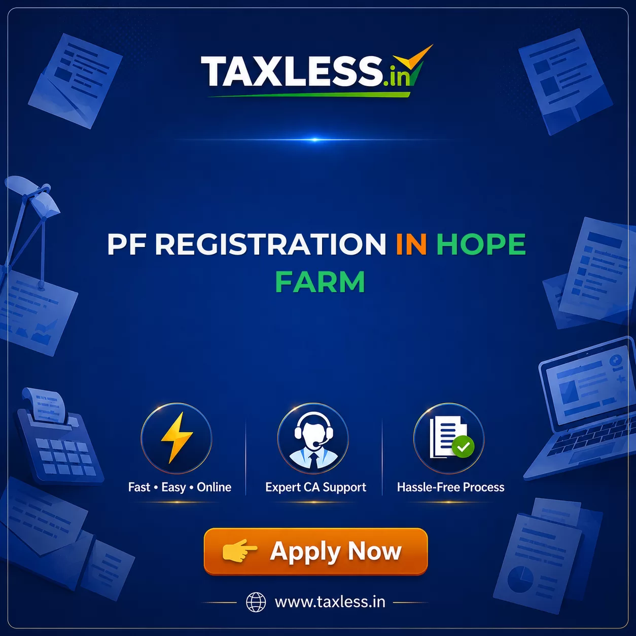 PF Registration in Hope Farm