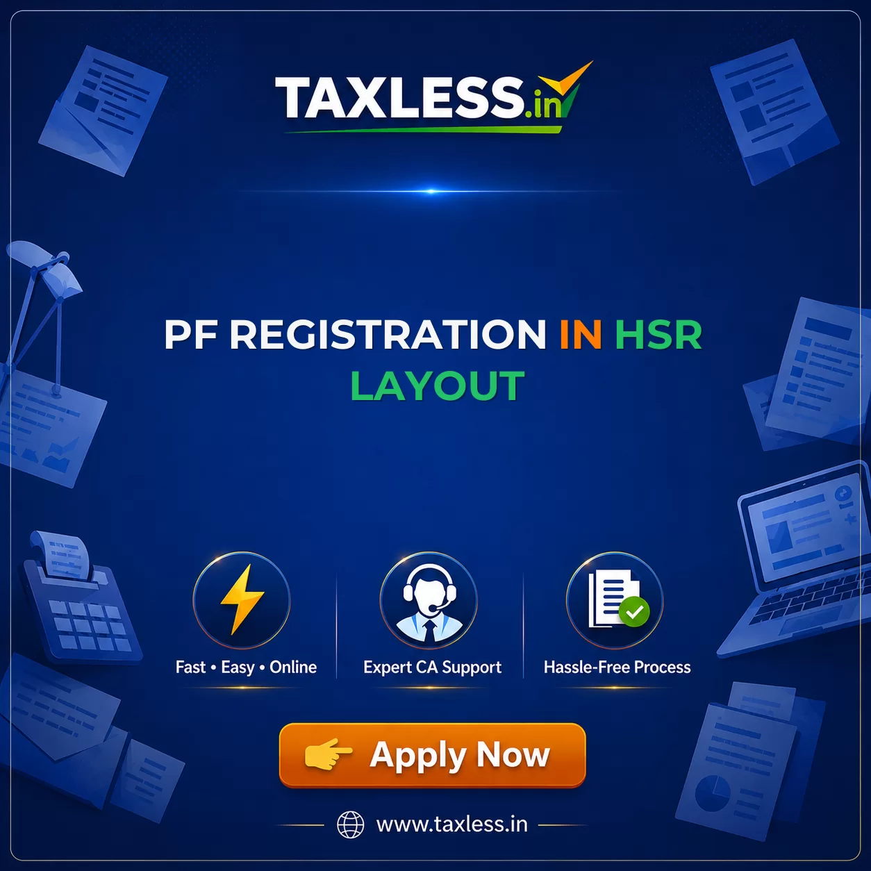 PF Registration in Hsr Layout