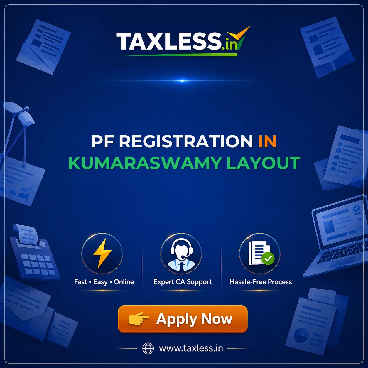PF Registration in Kumaraswamy Layout