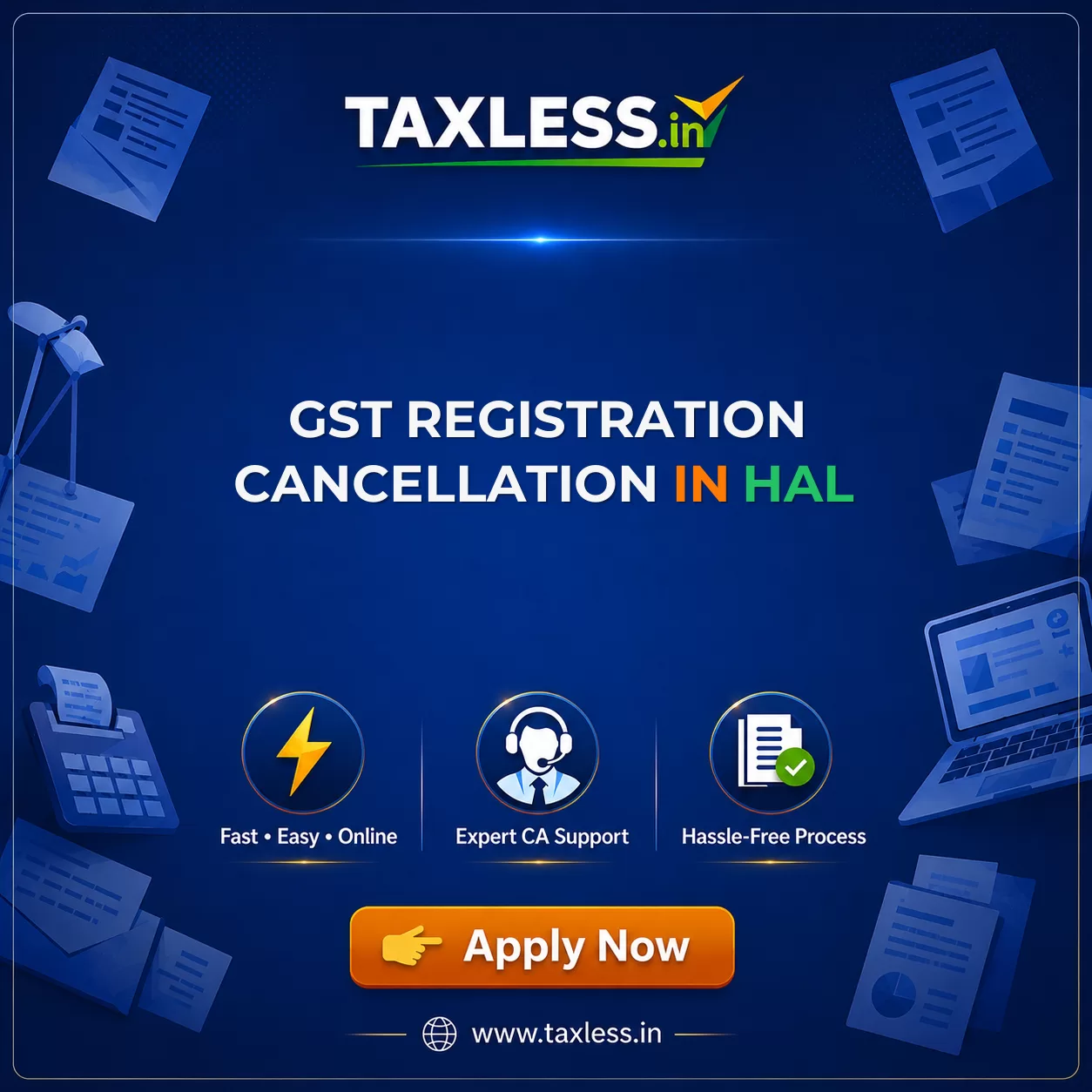 GST Registration Cancellation in Hal