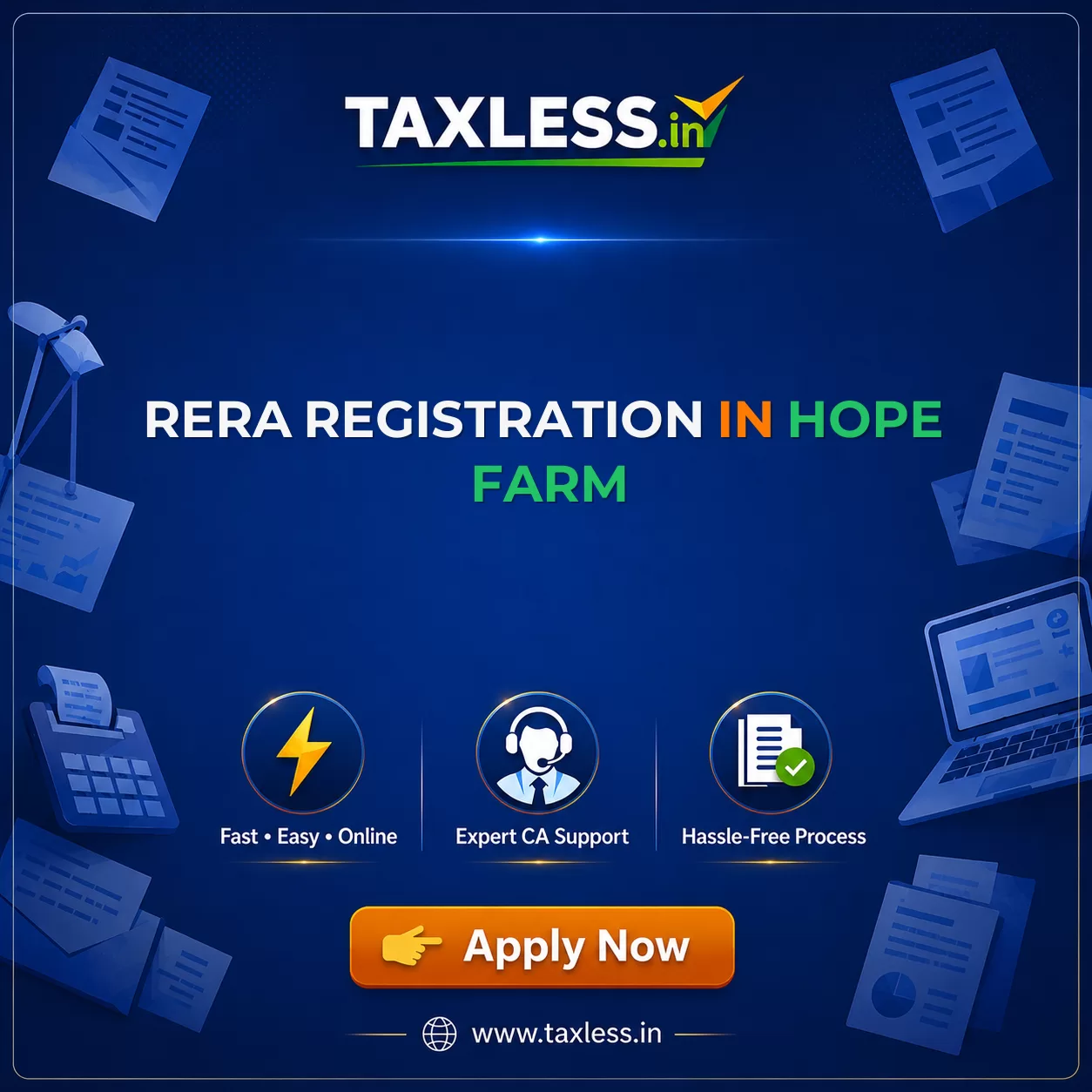 RERA Registration in Hope Farm