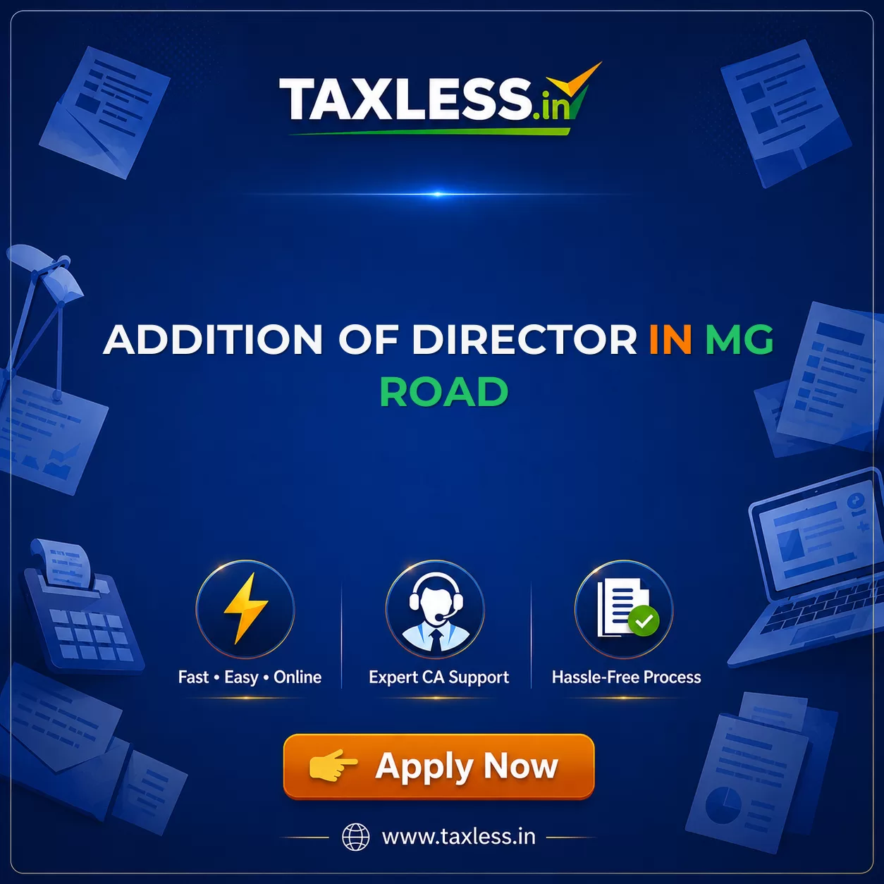 Addition Of Director in Mg Road