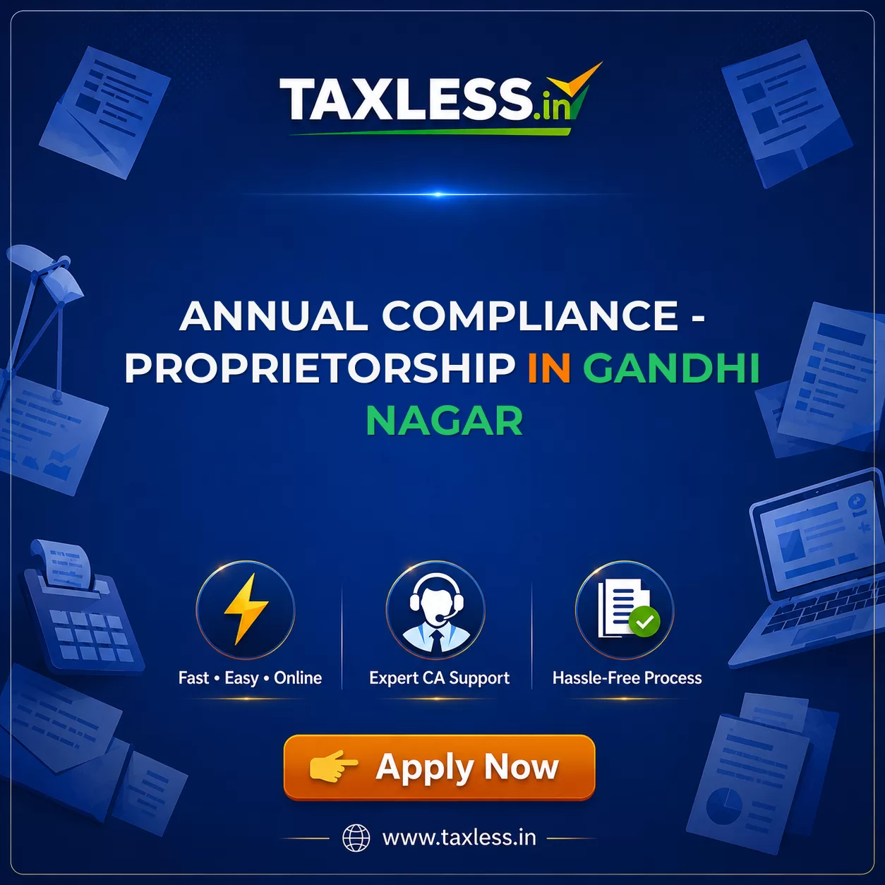 Annual Compliance - Proprietorship in Gandhi Nagar