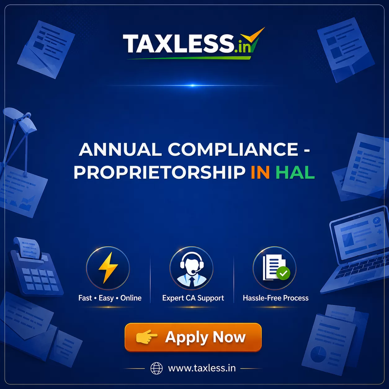 Annual Compliance - Proprietorship in Hal